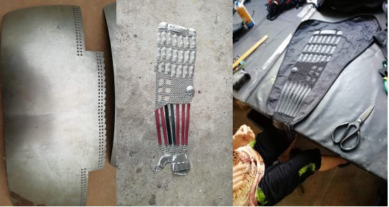 Fabrication armure samourai