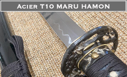 katana t10 hamon trempe selective