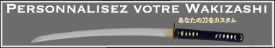 Wakizashi sur mesure custom