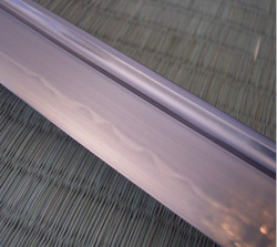 hamon trempe à l'argile sabre japonais