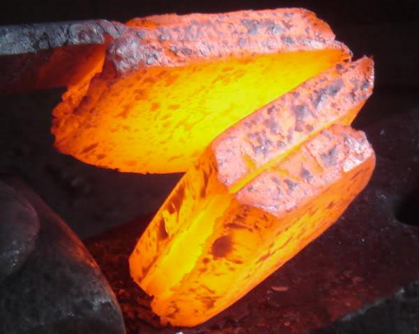 forge lame plié damas