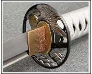 Wakizashi japonais aiguisé